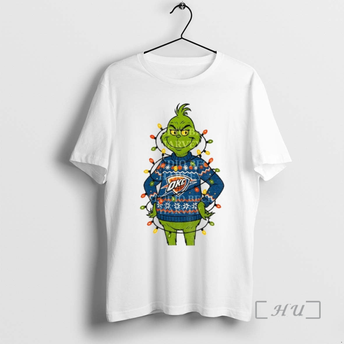 Officials Grinch Oklahoma City Thunder Nba Basketball Christmas In Oklahoma - clothing by TeeHivey.com