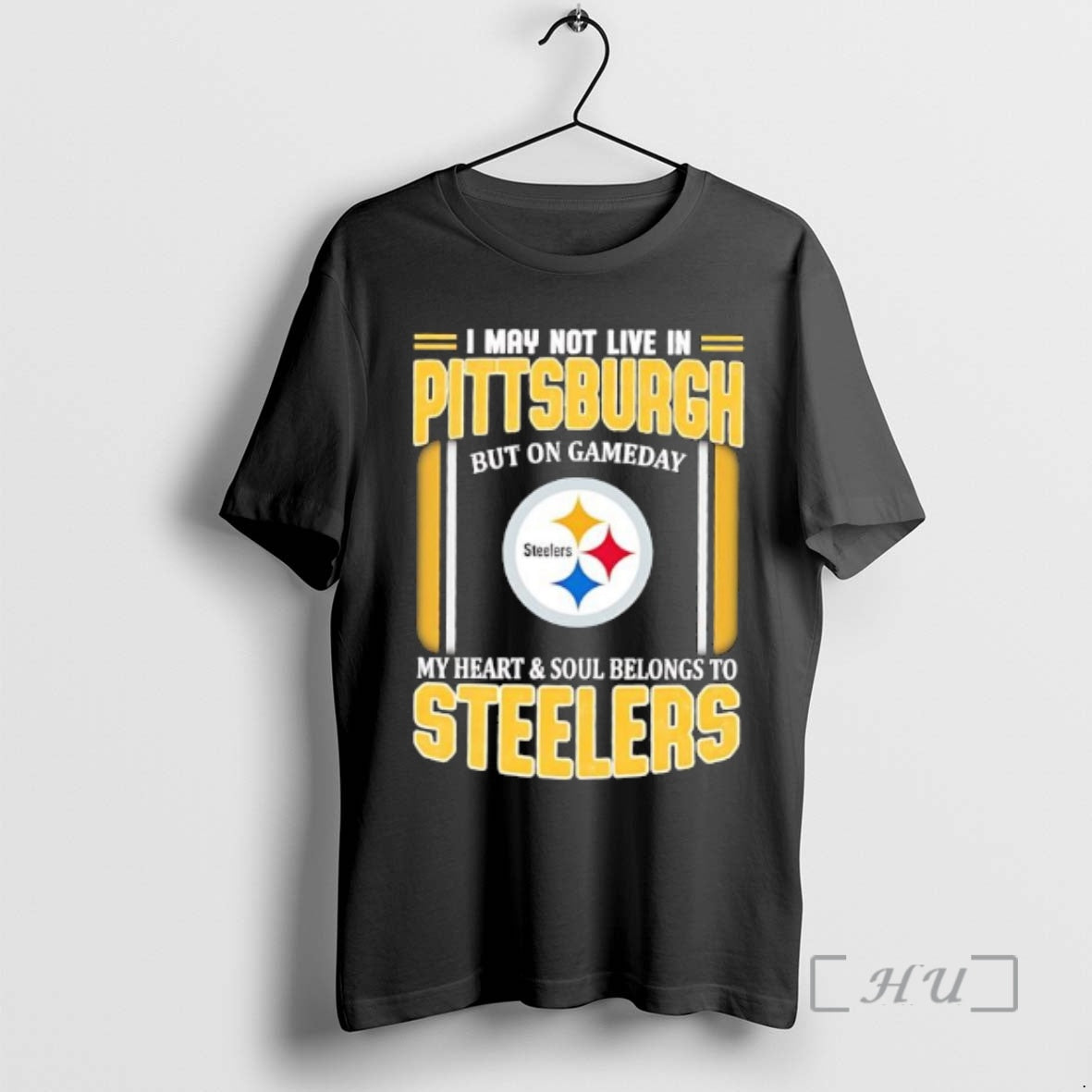 Officials I May Not Live In Pittsburgh But On Gameday My Heart Soul Belongs To - clothing by TeeHivey.com