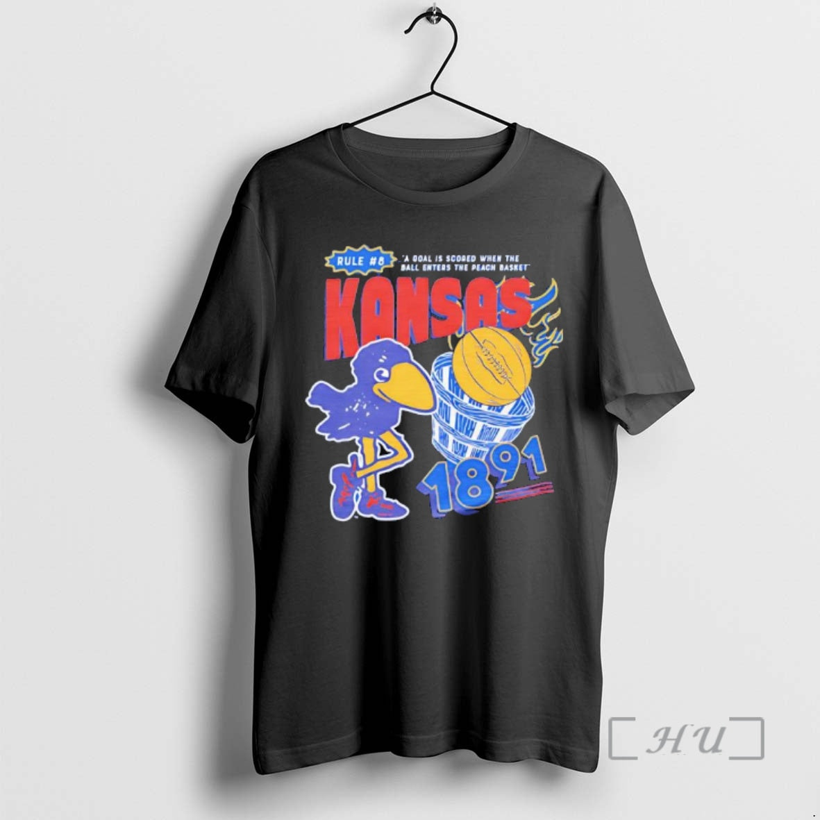 Officials Kansas Jayhawks Basketball 8 Rule Royal 1891 Mascot