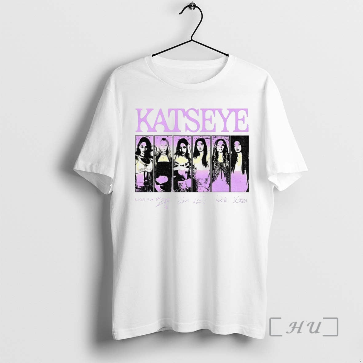 Officials Katseye Beautiful Chaos Kpop Tour Signatures - clothing by TeeHivey.com