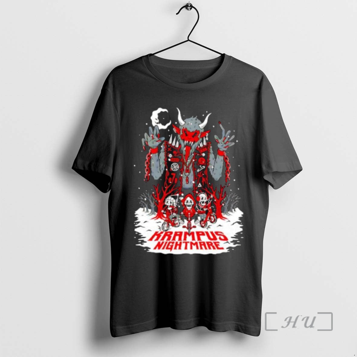 Officials Krampus Nightmare Skeletons Graphic - clothing by TeeHivey.com