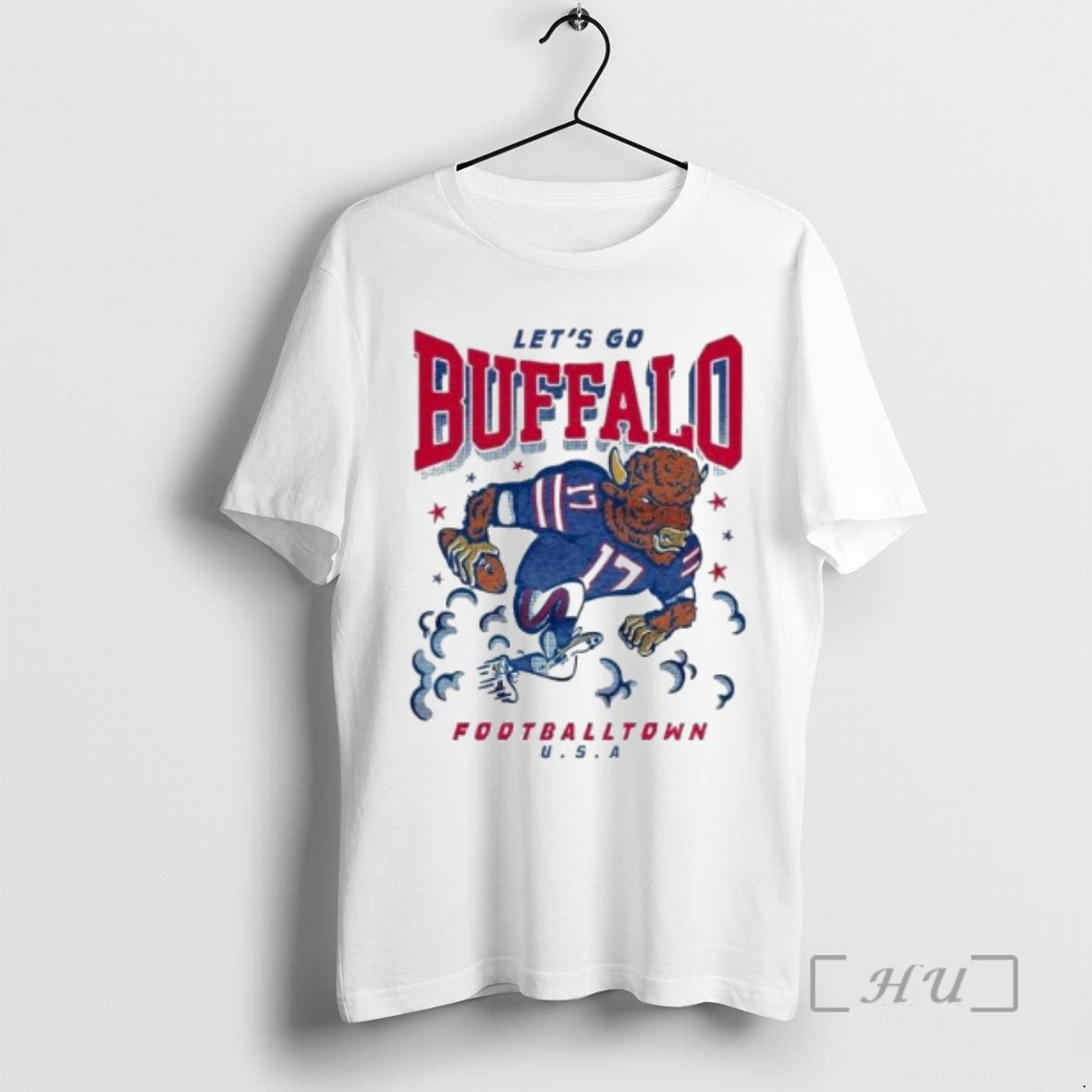 Officials Lets Go Buffalo Footballtown Usa Circle White - clothing by TeeHivey.com
