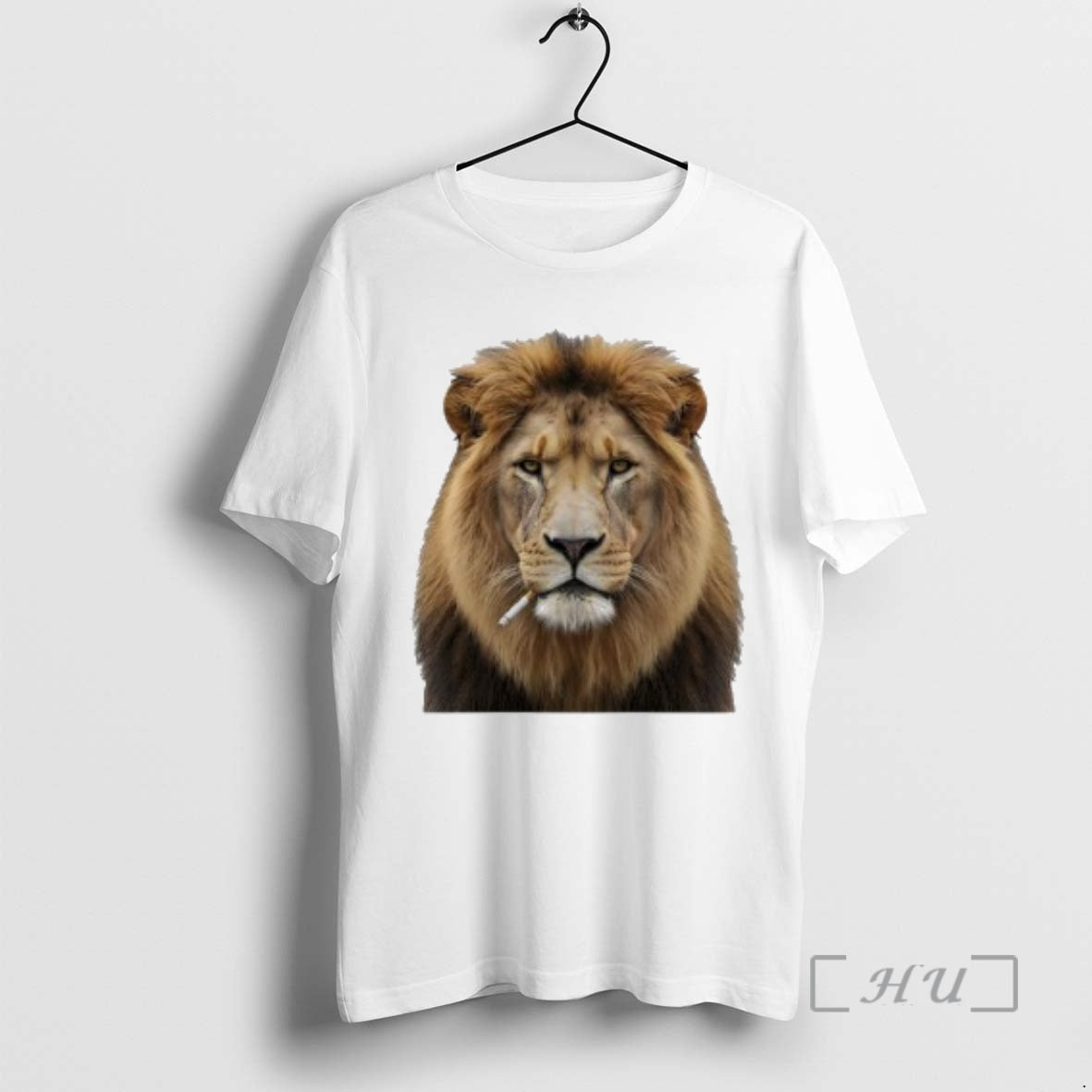 Lion Smoking Cigarette - clothing by TeeHivey.com