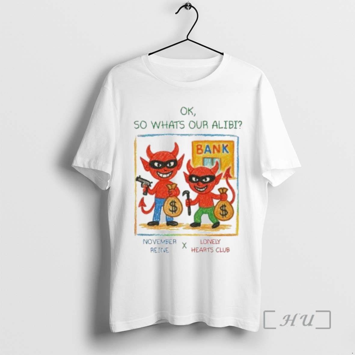 Officials Lonely Hearts Club Lhc X November Reine Alibi Circle White Premium T Shirts Sweater - clothing by TeeHivey.com