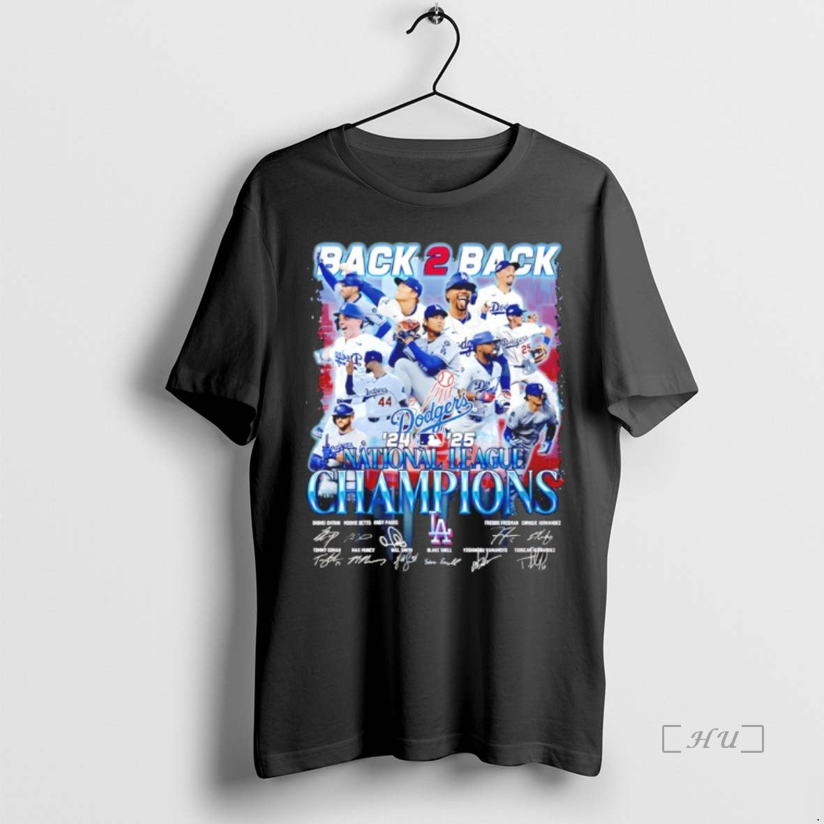 Officials Los Angeles Dodgers Back 2 Back 24 25 Nl World Series Champions Signatures - clothing by TeeHivey.com
