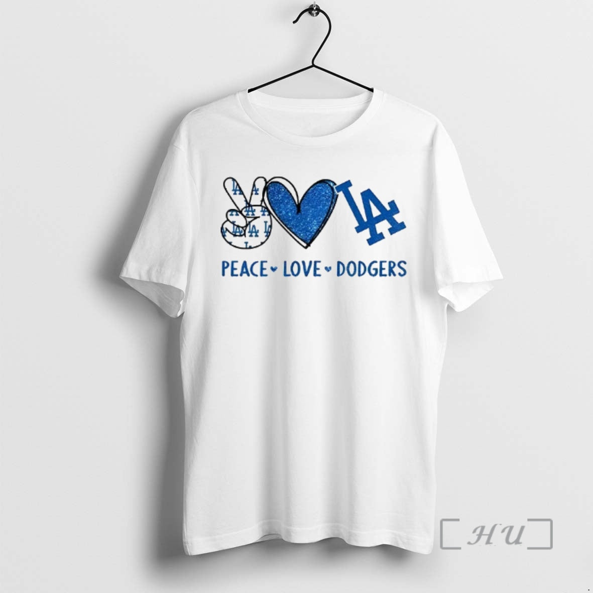 Officials Los Angeles Dodgers Baseball Peace Love Dodgers Logo