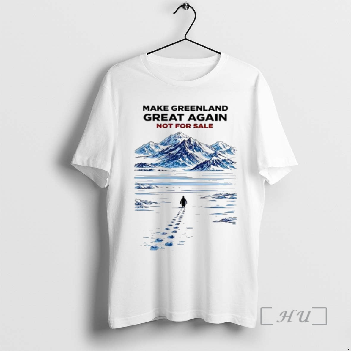 Make Greenland Great Again Not For Sale Penguin Mountain Trump Caricature Woman - clothing by TeeHivey.com