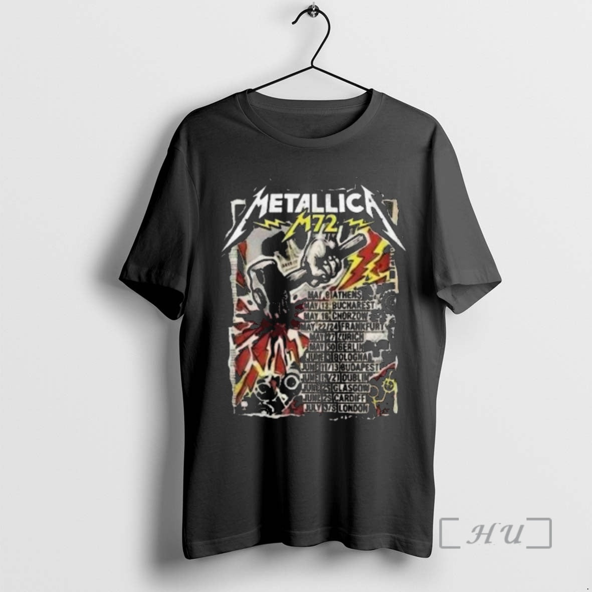 Officials Metallica M72 World Tour 2026 European Tour Dates Kill _e2_80_98em All Premium T Shirts - clothing by TeeHivey.com