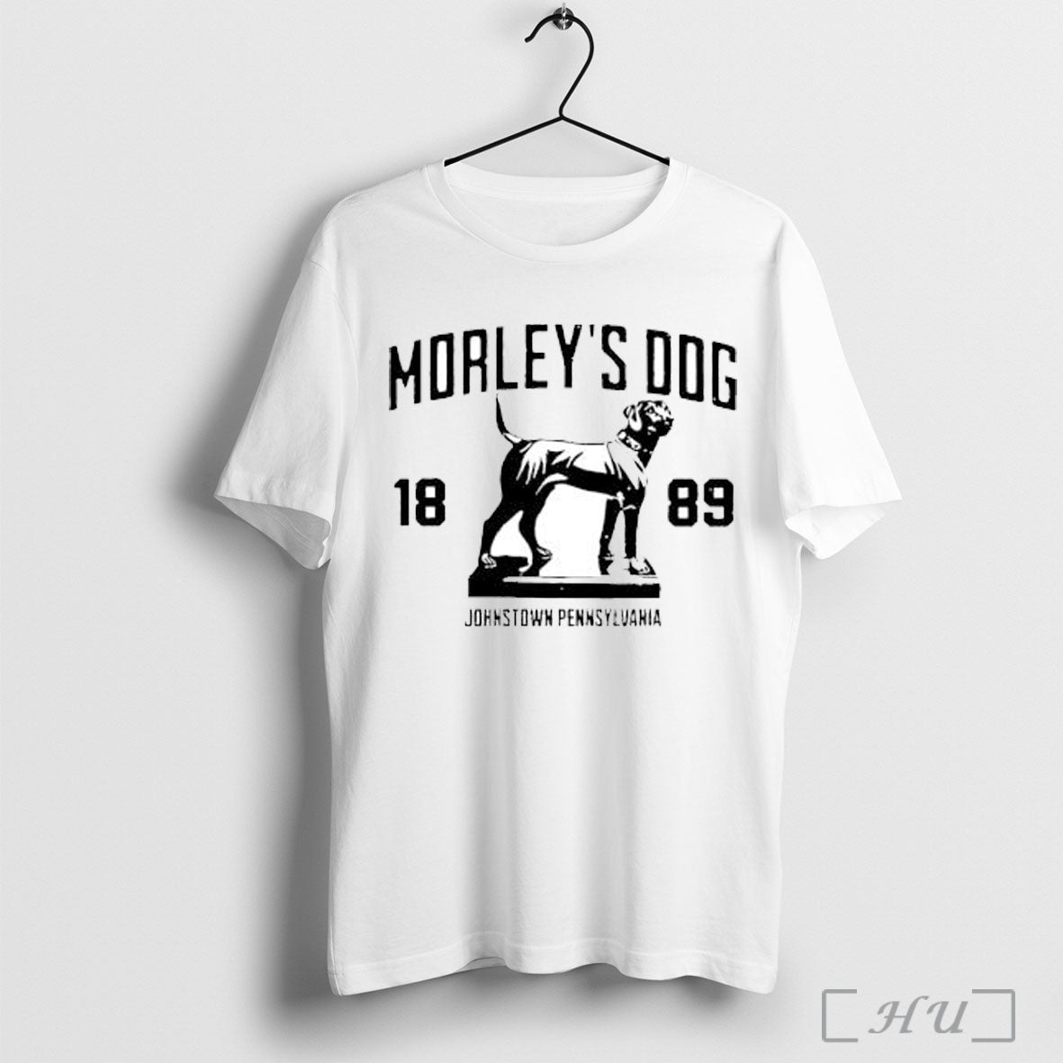 Officials Morleys Dog Johnstown 1889 Statue T Shirt