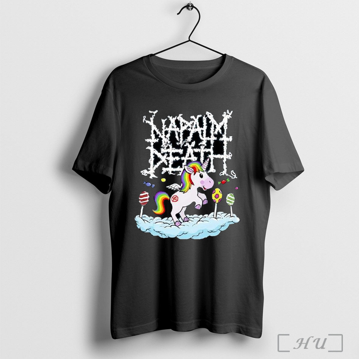 Officials Napalm Death Unicorn Cute T Shirt