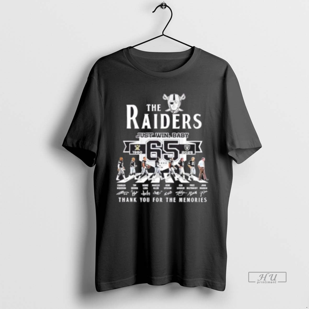 Officials Oakland Raiders Just Win Baby 65 Years 1960 2025 John Madden And Players Abbey - clothing by TeeHivey.com