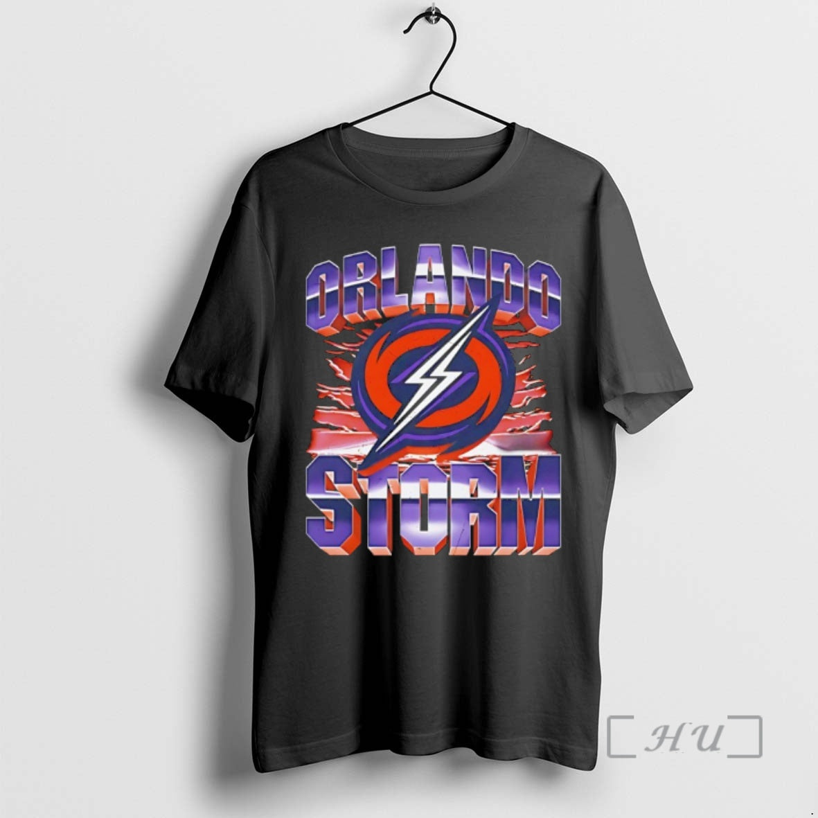 Officials Orlando Storm Football Logo Graphic Vintage