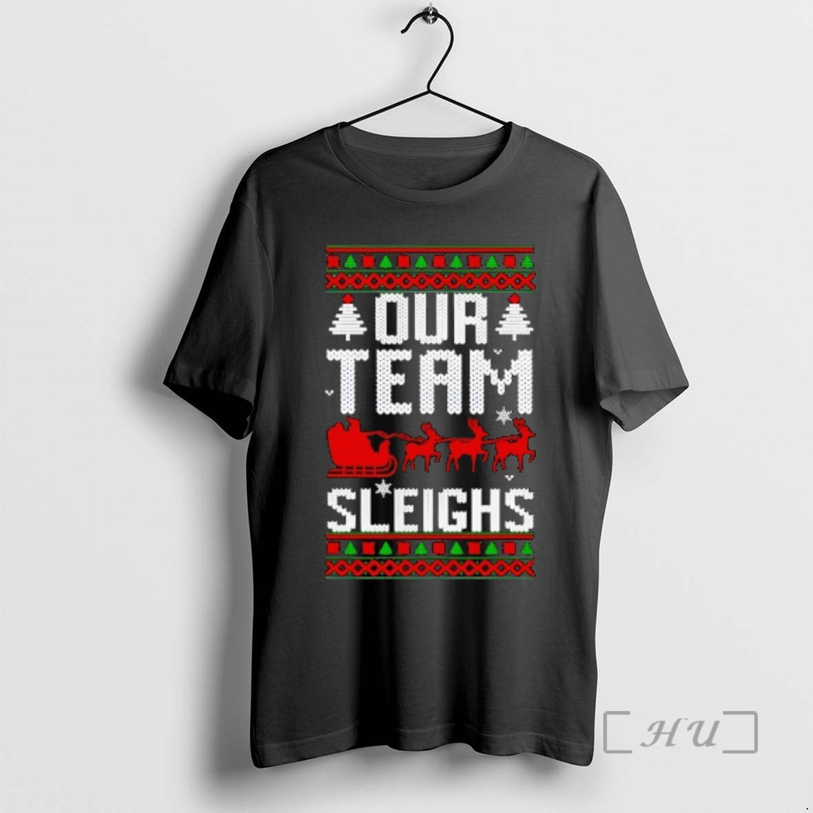 Officials Our Team Sleighs Christmas Reindeers Santas - clothing by TeeHivey.com