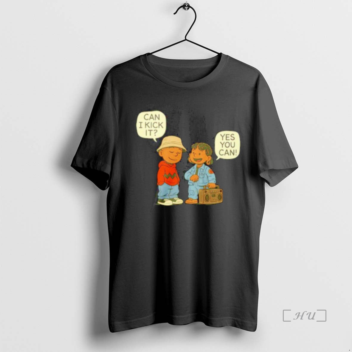 Officials Peanuts Can I Kick It Yes You Can Cartoon - clothing by TeeHivey.com