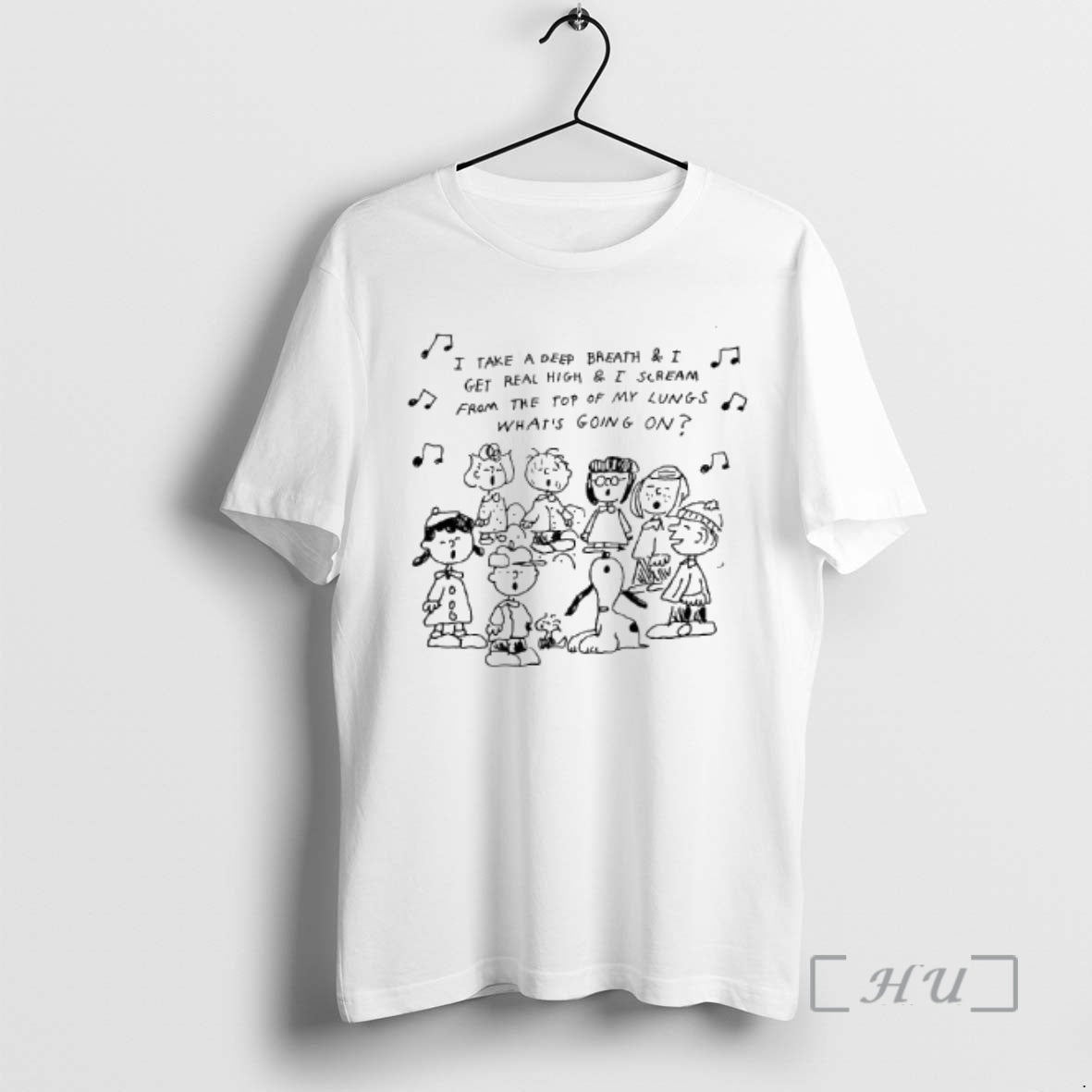 Officials Peanuts Comic Strip I Take A Deep Breath I Get Real High I Scream - clothing by TeeHivey.com