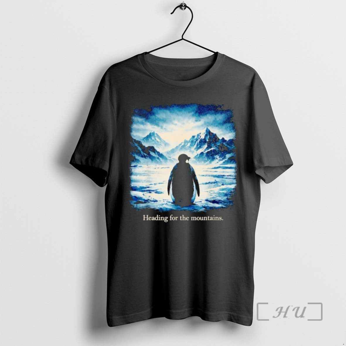 Penguin But Why Heading For The Mountains - clothing by TeeHivey.com