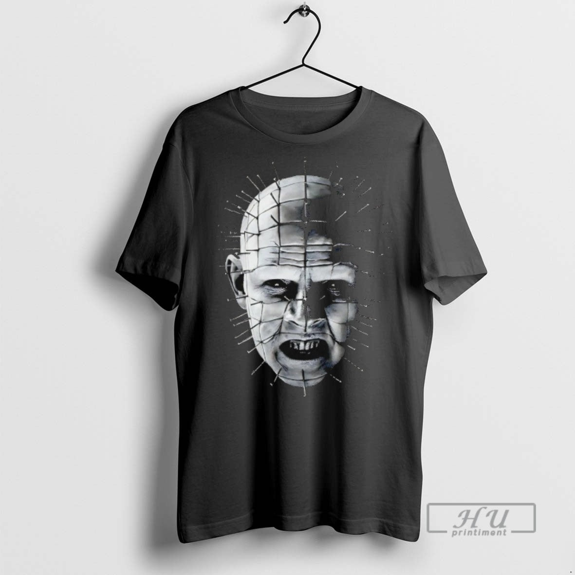 Officials Pinhead Horror Character Big Face Halloween T Shirts - clothing by TeeHivey.com