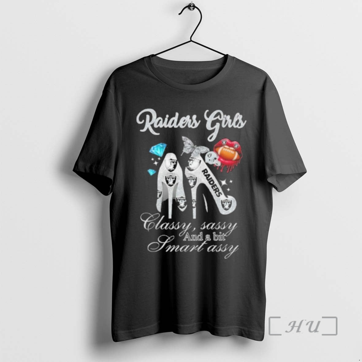 Officials Raiders Girls High Heels Classy Sassy And A Bit Smart Assy Lip Premium - clothing by TeeHivey.com