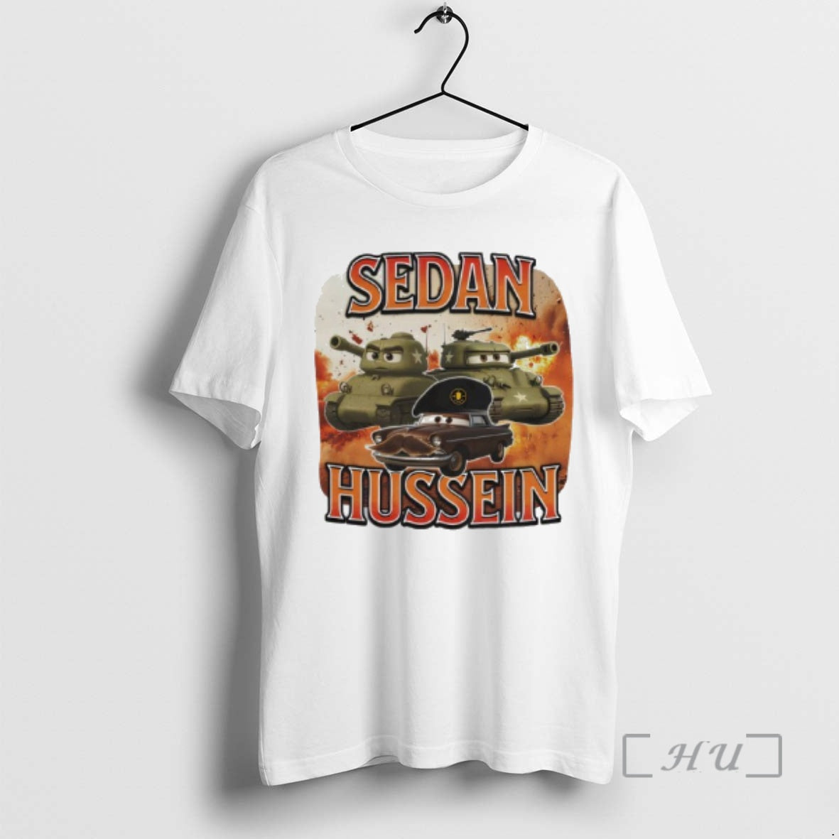 Officials Sedan Hussein Tank Graphic - clothing by TeeHivey.com