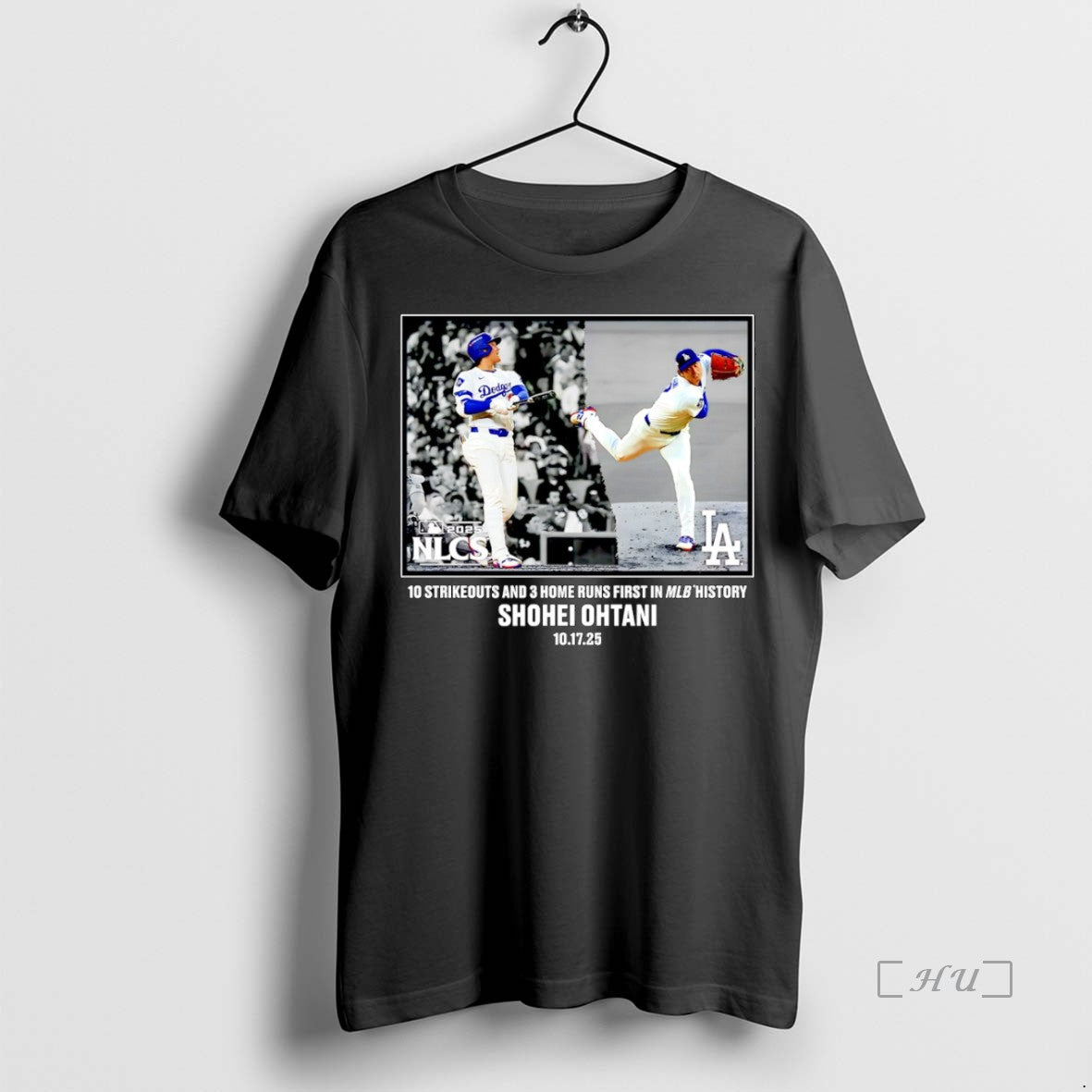 Officials Shohei Ohtani Los Angeles Dodgers 2025 Mlb Postseason Moment 10 Strikeouts And 3 Home - clothing by TeeHivey.com