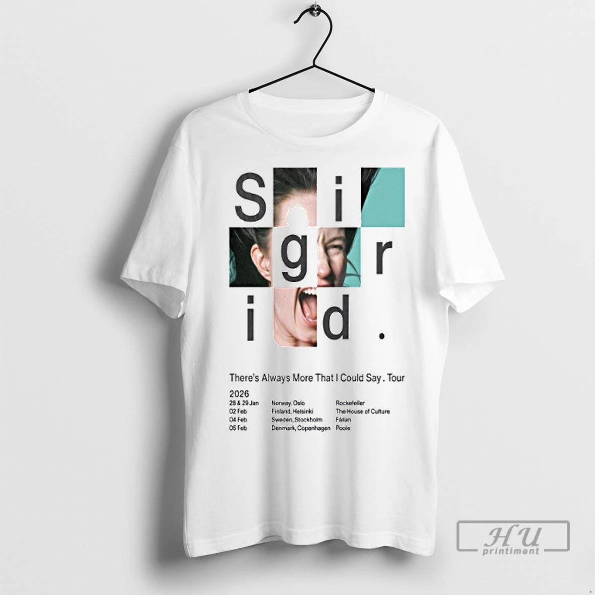 Officials Sigrid Theres Always More That I Could Say Tour 2026 T Shirt