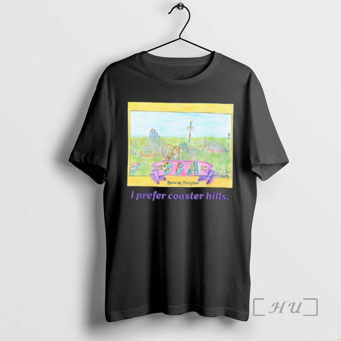 Officials Six Flags America Bowie Md Amusement Park I Prefer Coaster Hills Premium T Shirts - clothing by TeeHivey.com