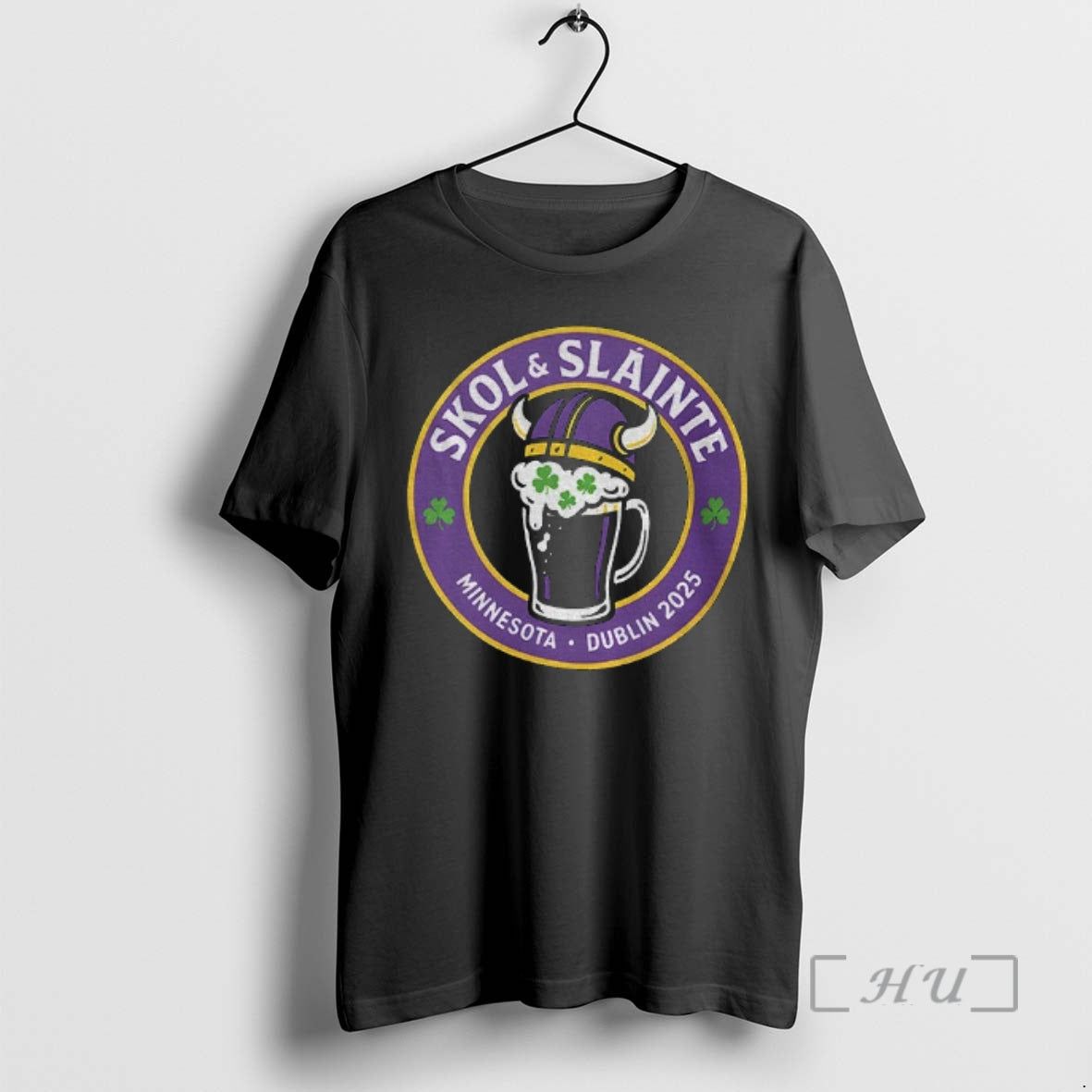 Officials Skol And Slainte Minnesota Vikings X Dublin 2025 Logo - clothing by TeeHivey.com