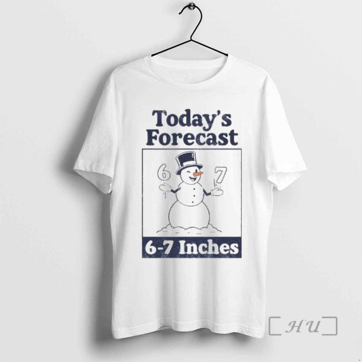 Officials Snowman Todays Forecast 6 7 Inches Ornaments - clothing by TeeHivey.com