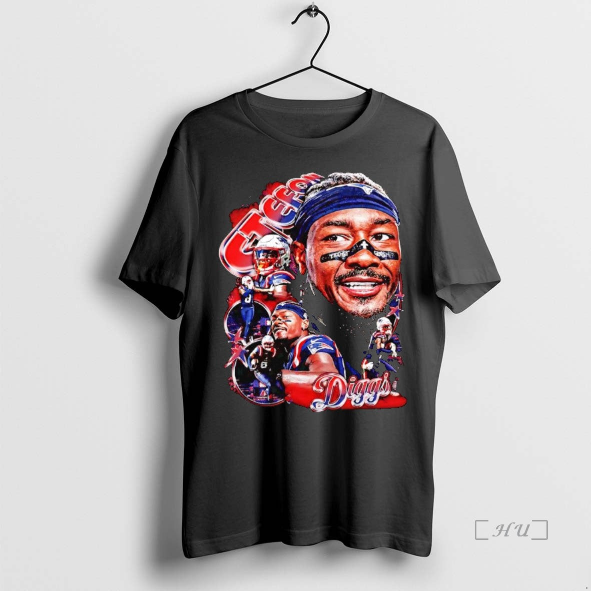 Officials Stefon Diggs Big Face Ne Patriots - clothing by TeeHivey.com