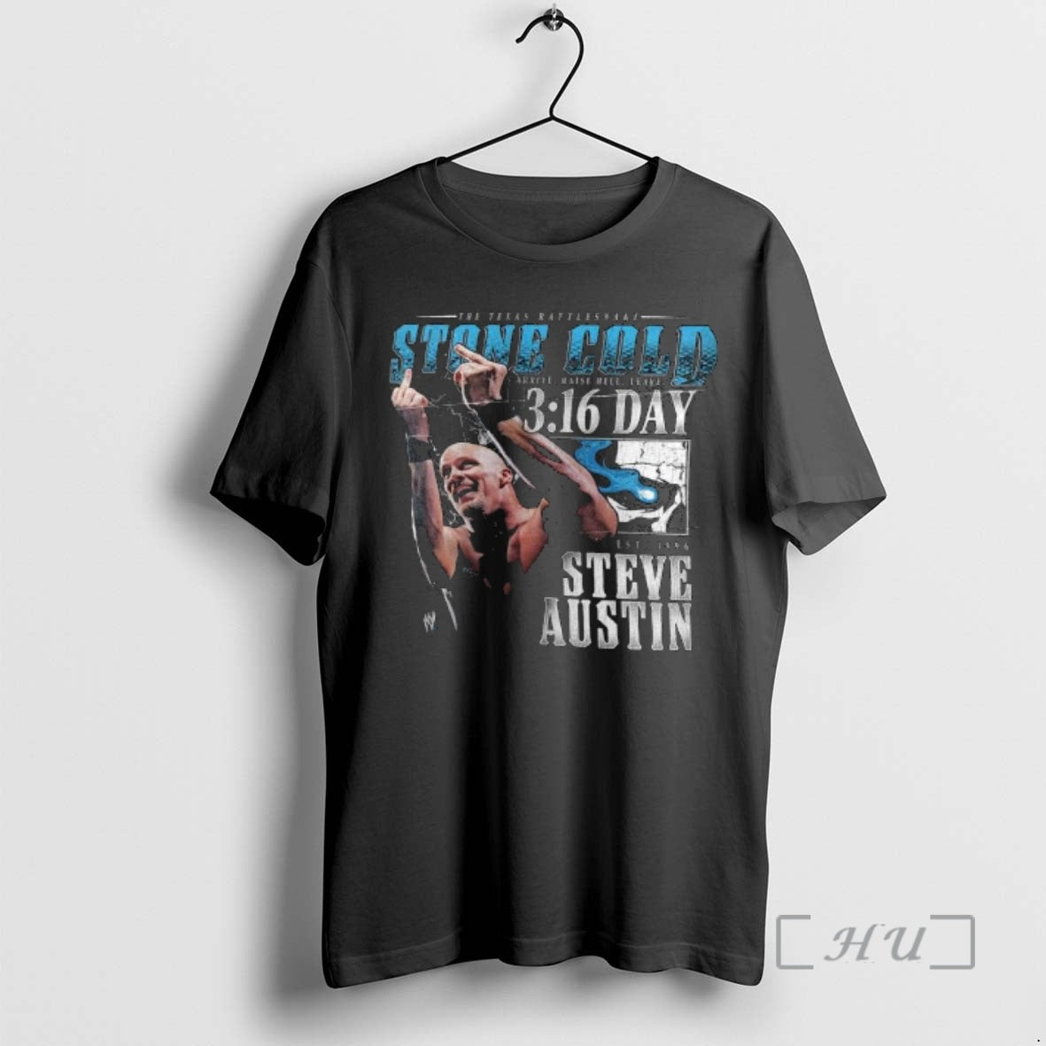 Officials Stone Cold Steve Austin 3 16 Day Middle Finger Photo Premium T Shirts Sweater