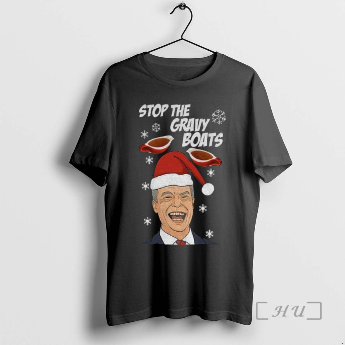 Officials Stop The Gravy Boats Nigel Farage Funny Christmas - clothing by TeeHivey.com