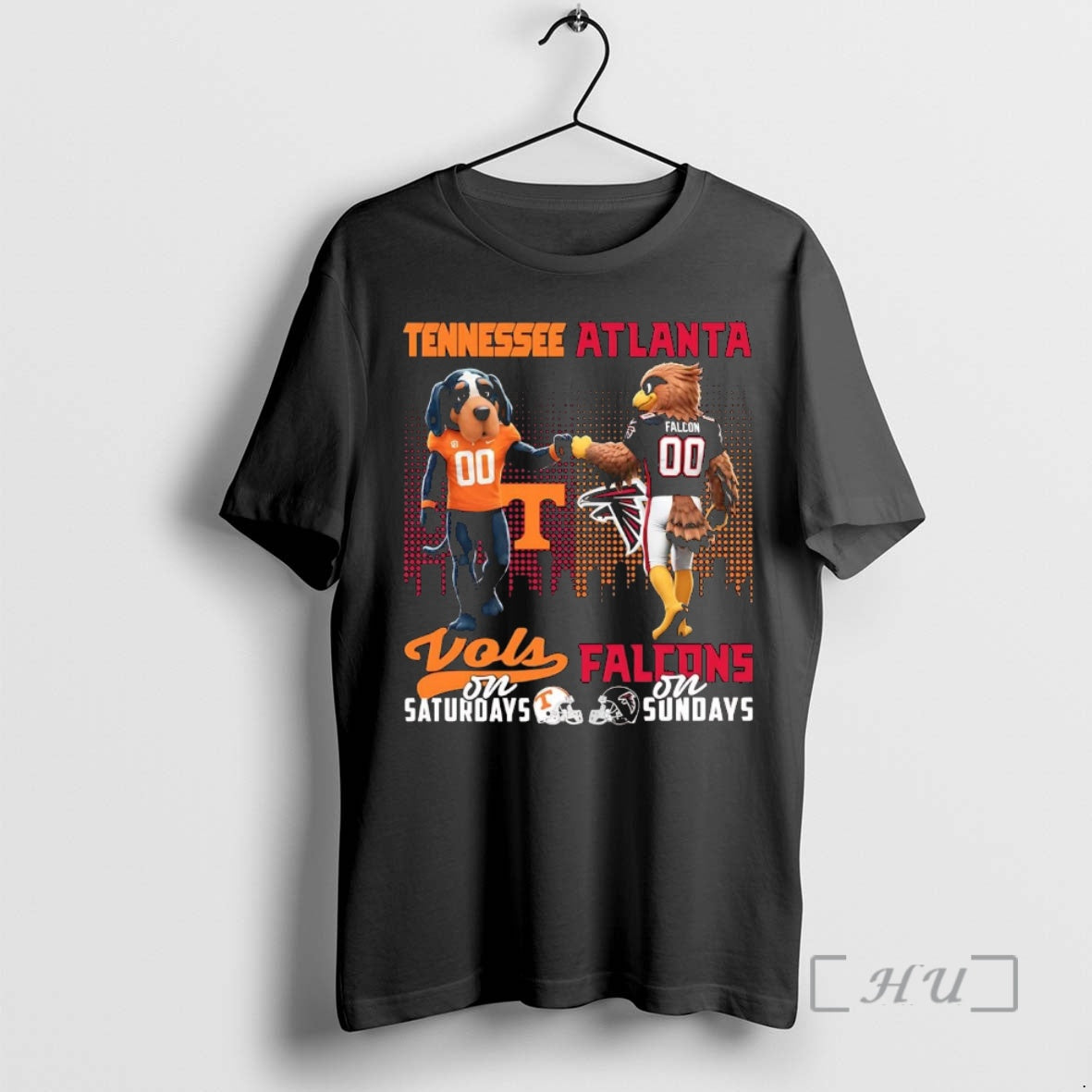 Officials Tennessee Volunteers On Saturdays Atlanta Falcons On Sundays Mascot - clothing by TeeHivey.com