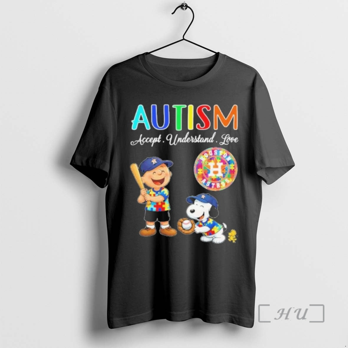 Officials The Peanuts X Houston Astros Autism Accept Understand Love