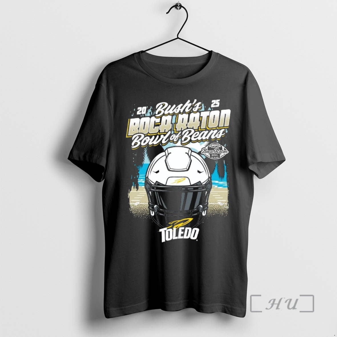 Officials Toledo Rockets 2025 Boca Raton Bowl Helmet - clothing by TeeHivey.com