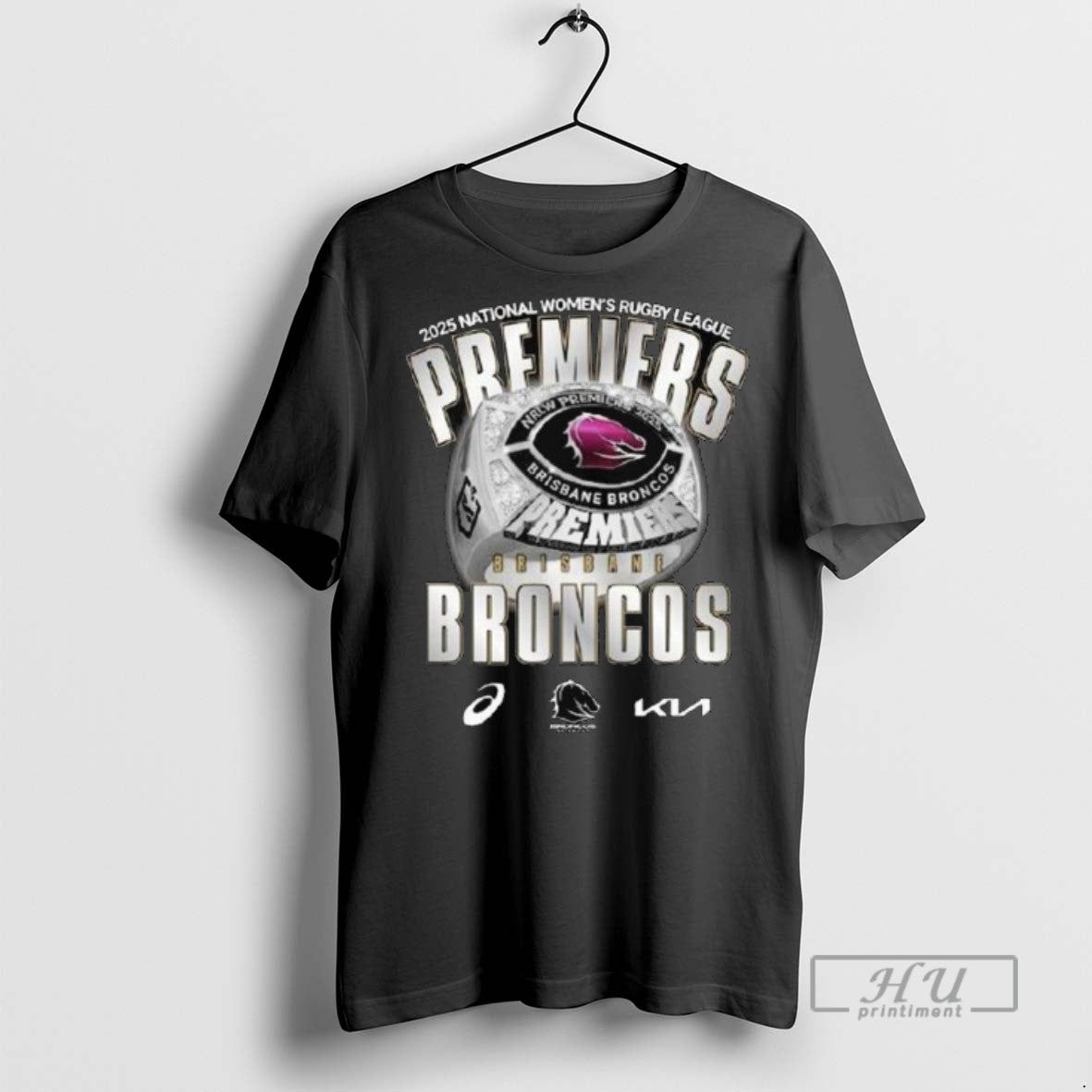Officials Trendy Brisbane Broncos 2025 National Rugby League Premiers Ring Long Sleve T Shirts - clothing by TeeHivey.com