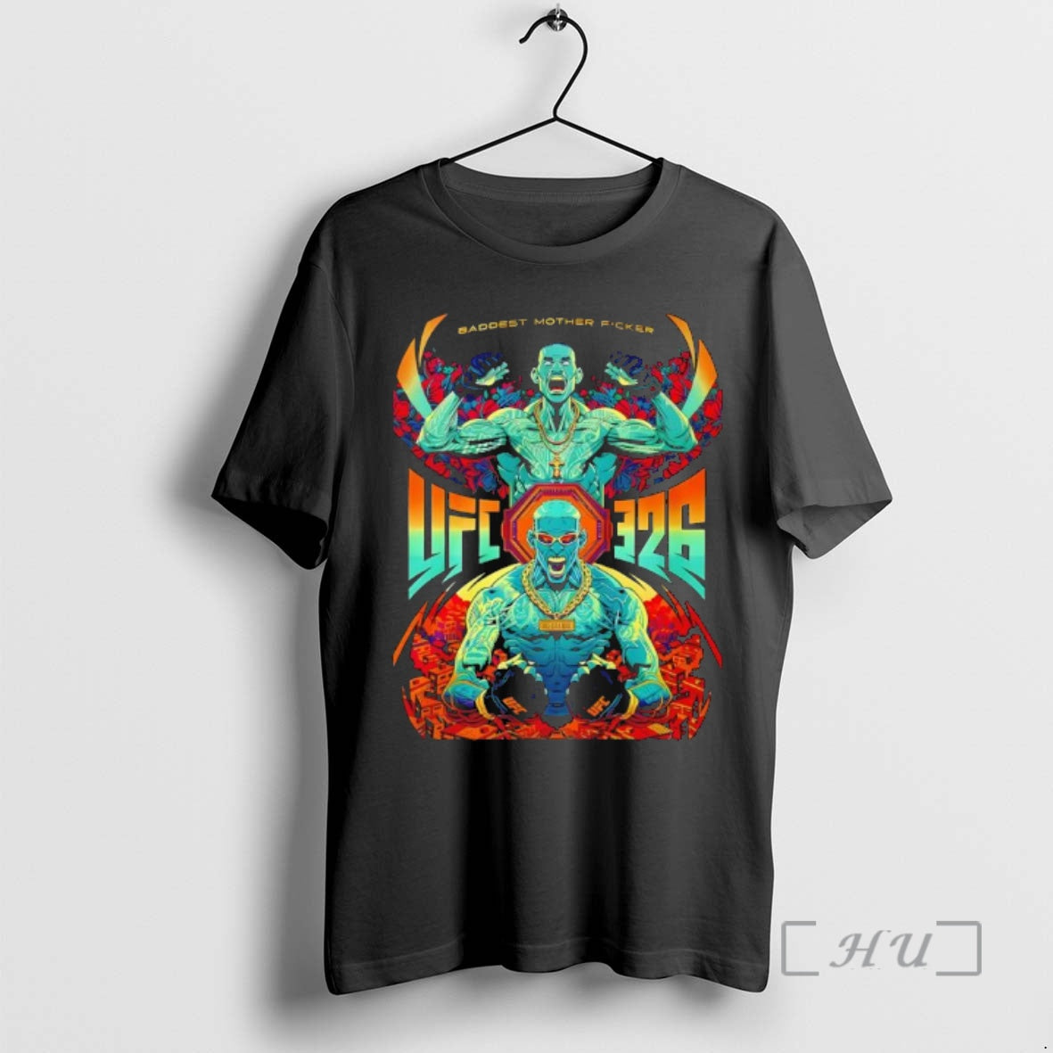 Officials Ufc 326 Series Charles Oliveira Vs Max Holloway Baddest Mother Fucker Premium T Shirts
