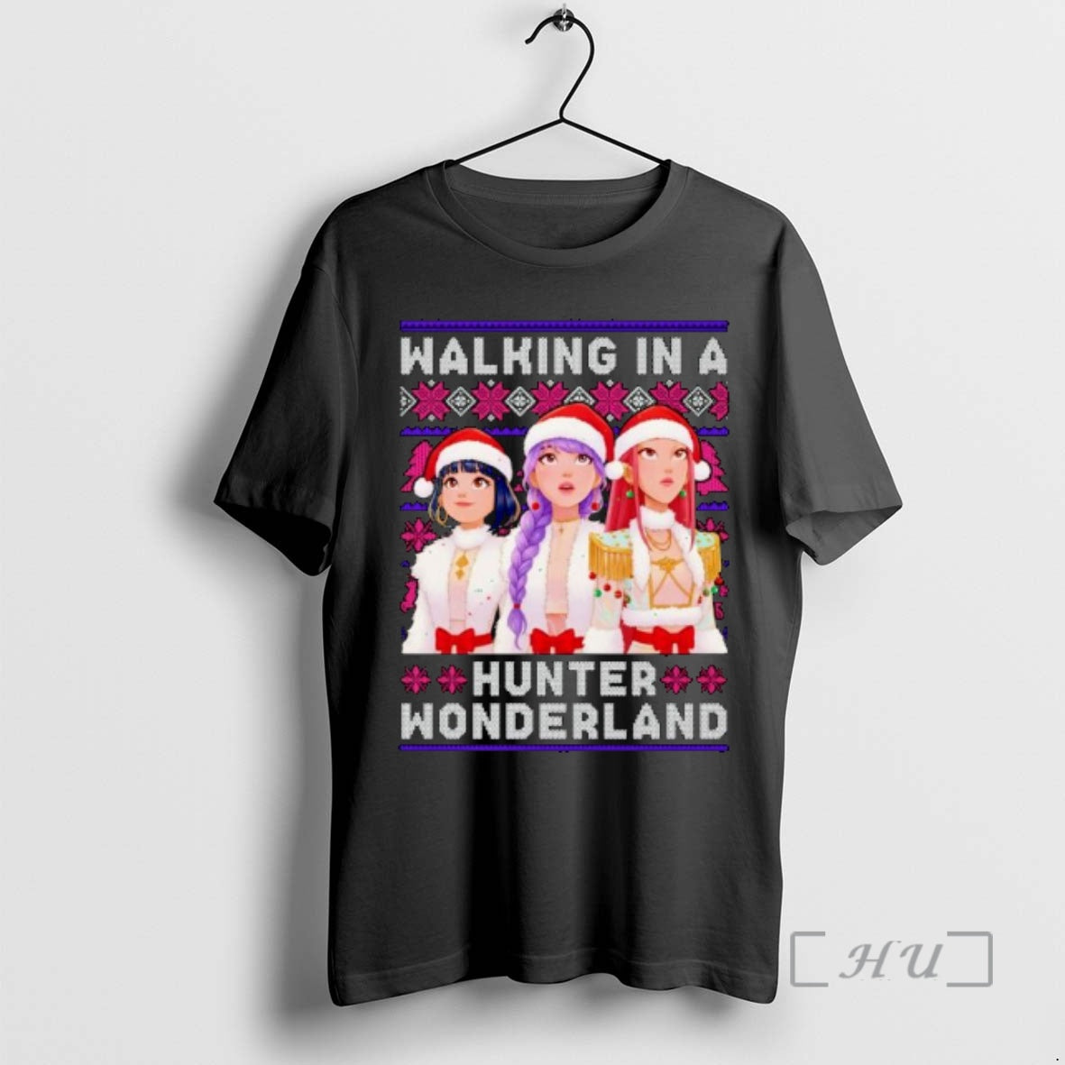Officials Walking In A Hunter Wonderland Ugly Christmas Ornaments - clothing by TeeHivey.com