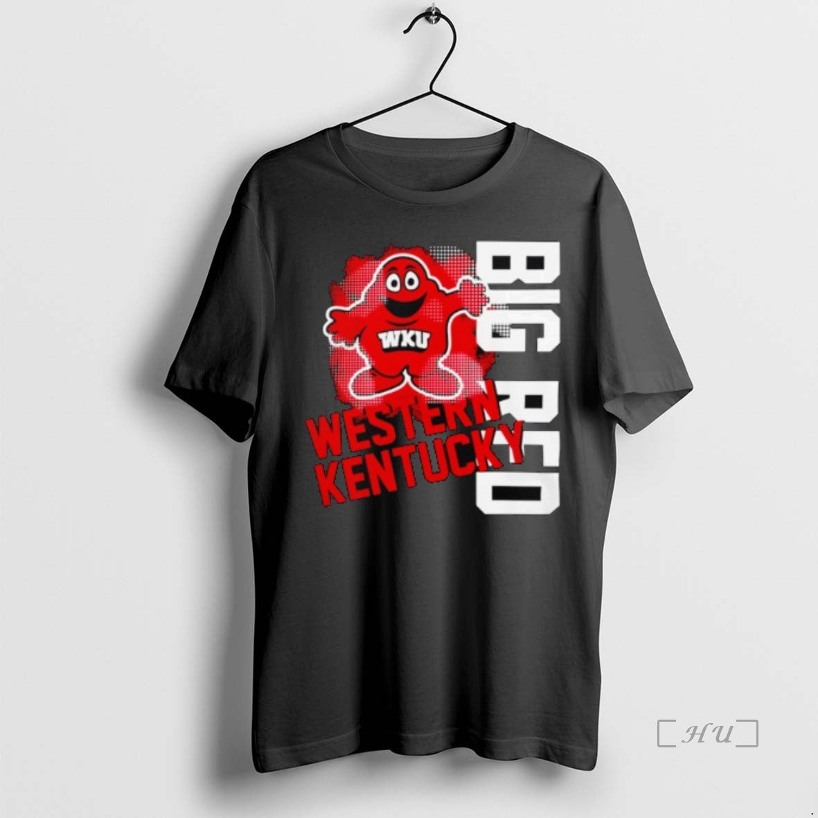 Officials Western Kentucky Hilltoppers Logo Vertical Mascot Big Red - clothing by TeeHivey.com