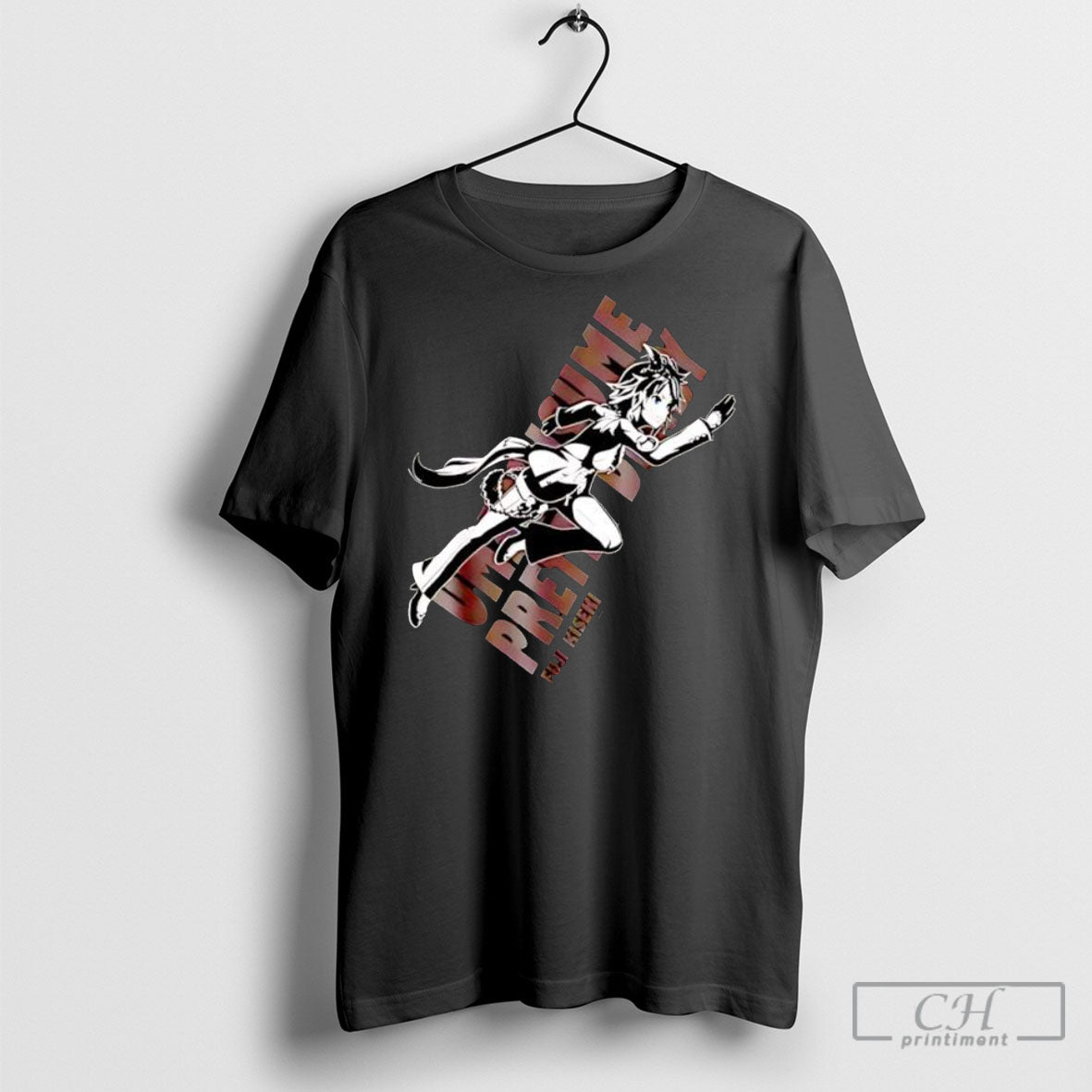 Offiical Cygames Umamusume Pretty Derby Fujikiski Black Shirts