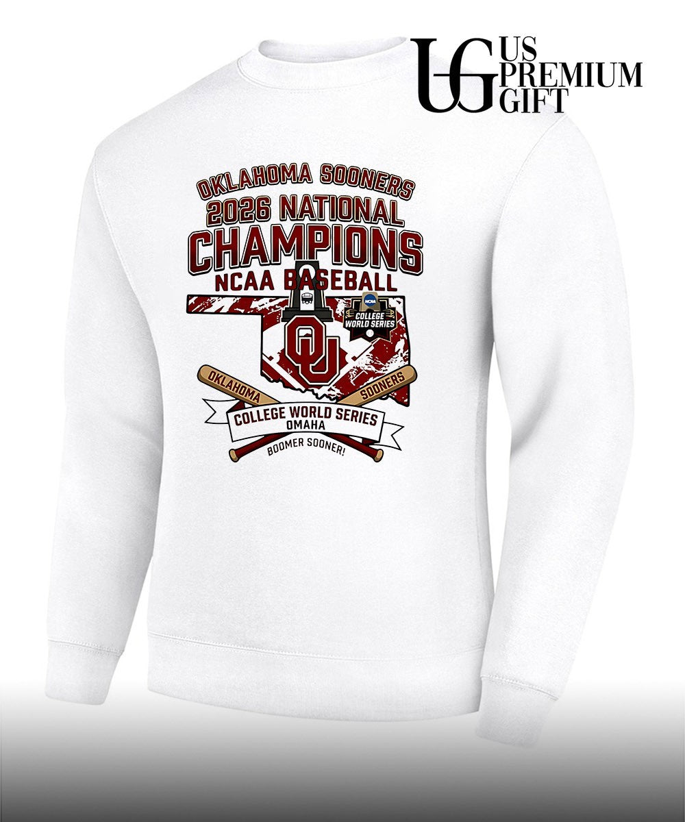 Oklahoma Sooners 3 Time National Champions NCAA Division I Baseball 2026 shirt
