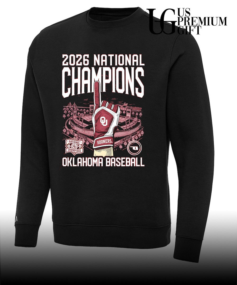 Oklahoma Sooners NCAA 2026 National Champions Baseball shirt