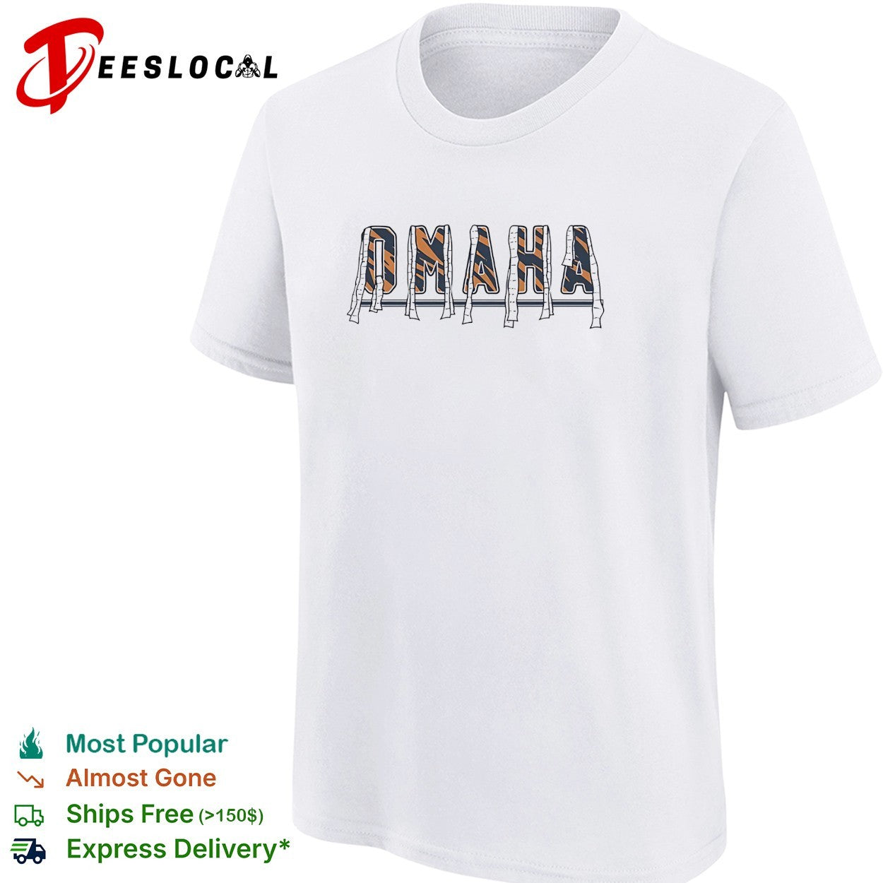Omaha Cincinnati Bengals NFL football team logo paper receipt style sports shirt