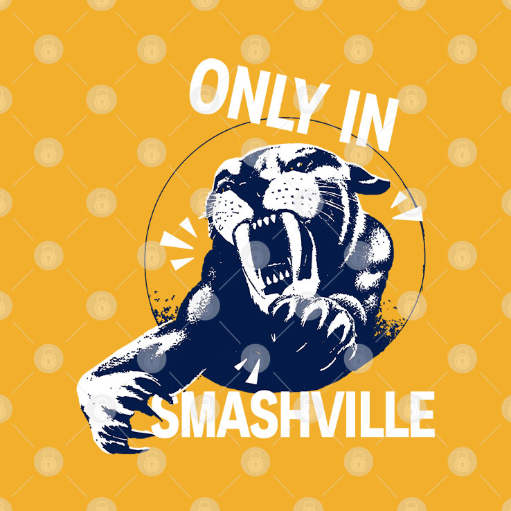 Only In Smashville Nashville Predators T Shirt