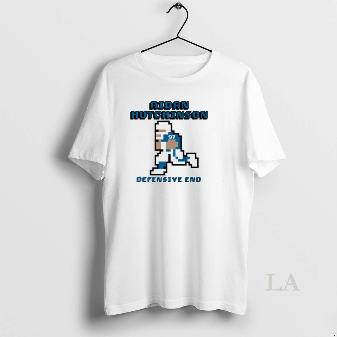 Original Aidan Hutchinson Detroit Lions Defensive End Retro Baller - clothing by TeeHivey.com