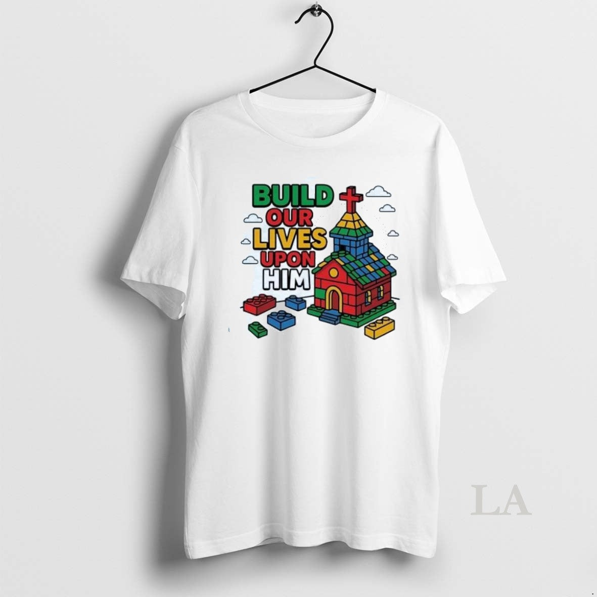 Original Build Our Lives Upon Him - clothing by TeeHivey.com