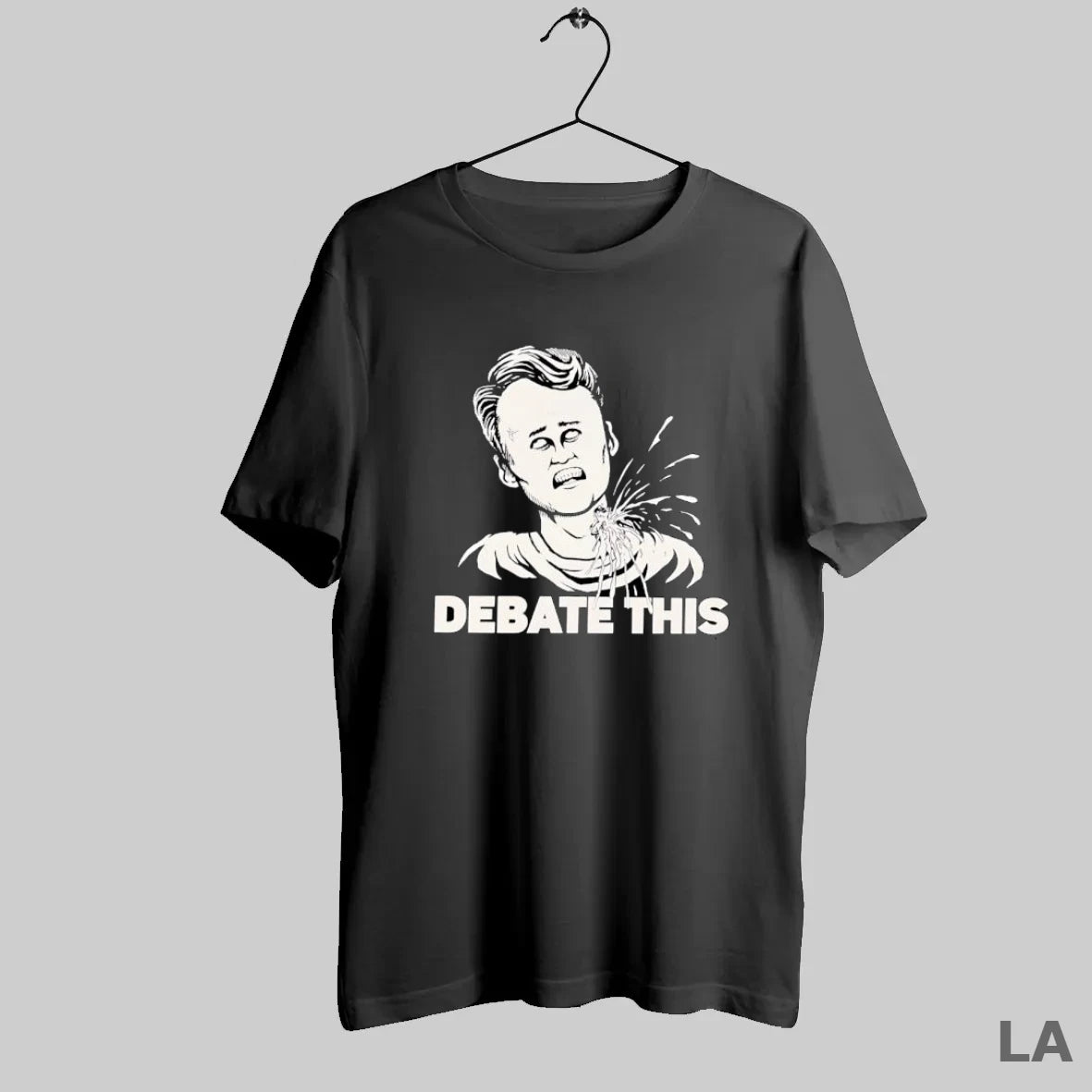 Original Debate This Black And White Face Graphic - clothing by TeeHivey.com