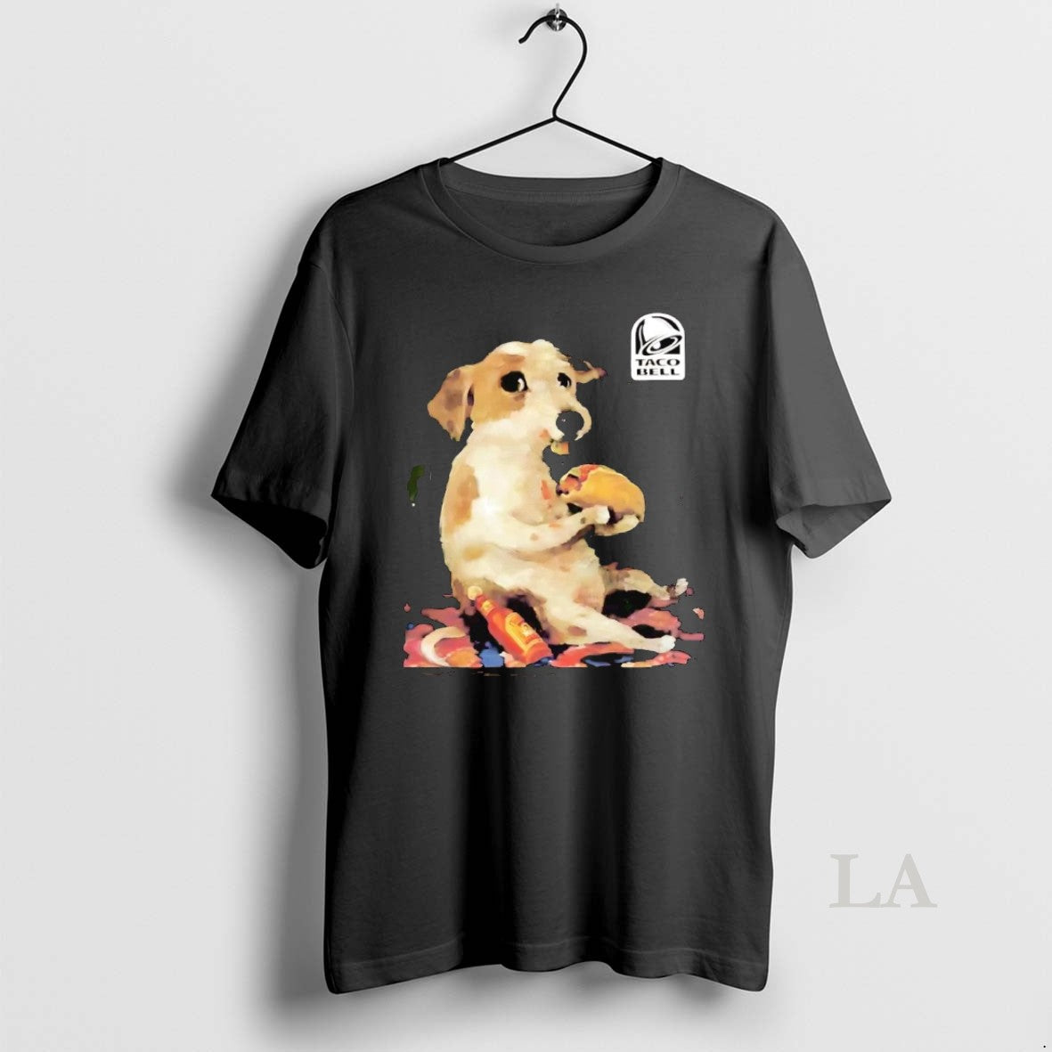 Original Dog Eating Taco Bell - clothing by TeeHivey.com