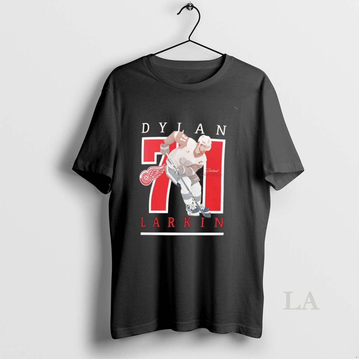 Original Dylan Larkin 71 Detroit Red Wings Player Show - clothing by TeeHivey.com