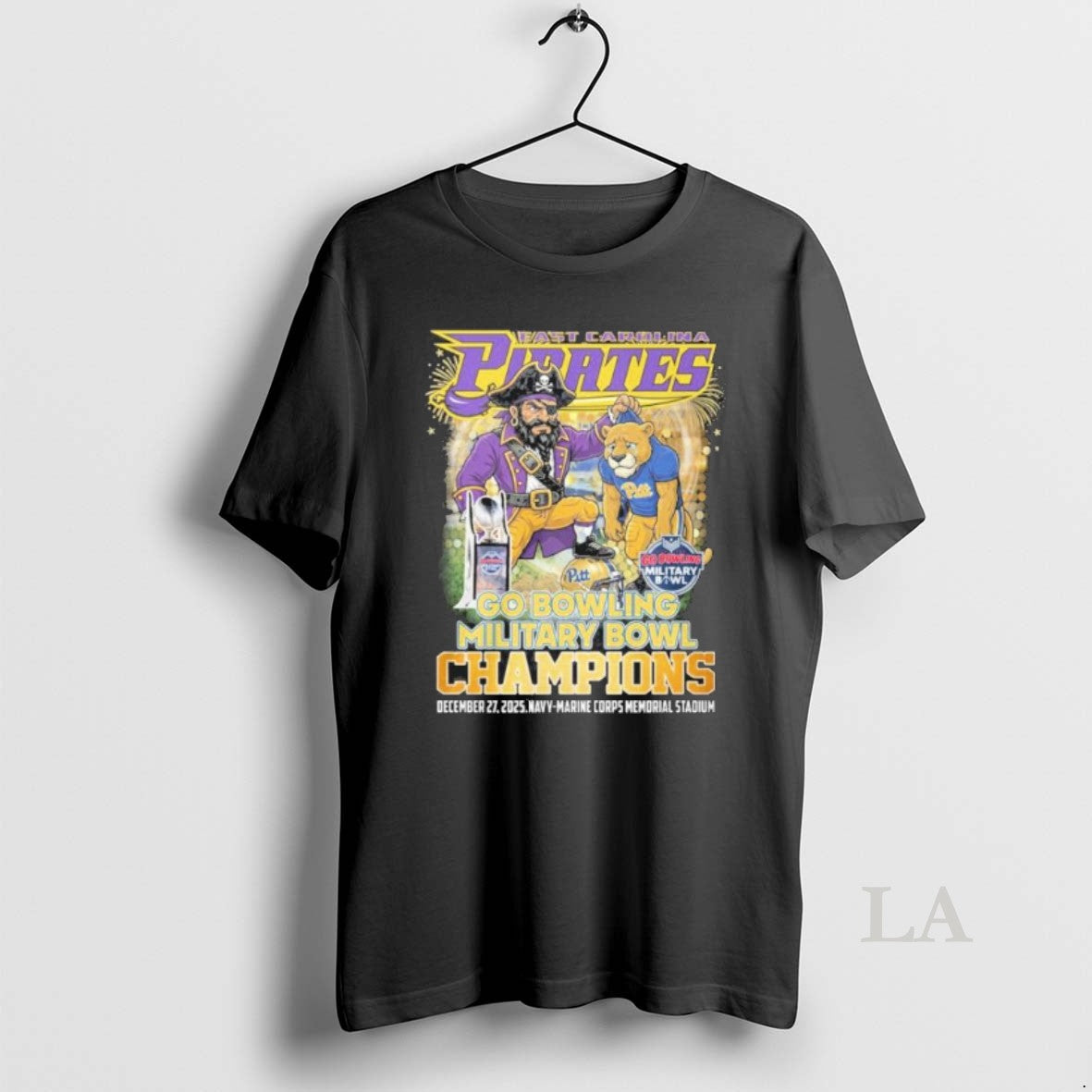 Original Ecu Pirates Mascot Military Bowl Champions - clothing by TeeHivey.com