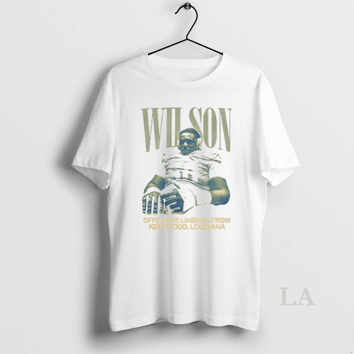 Original Edwin Wilson Offensive Lineman From Kentwood Lousiana Vintage - clothing by TeeHivey.com